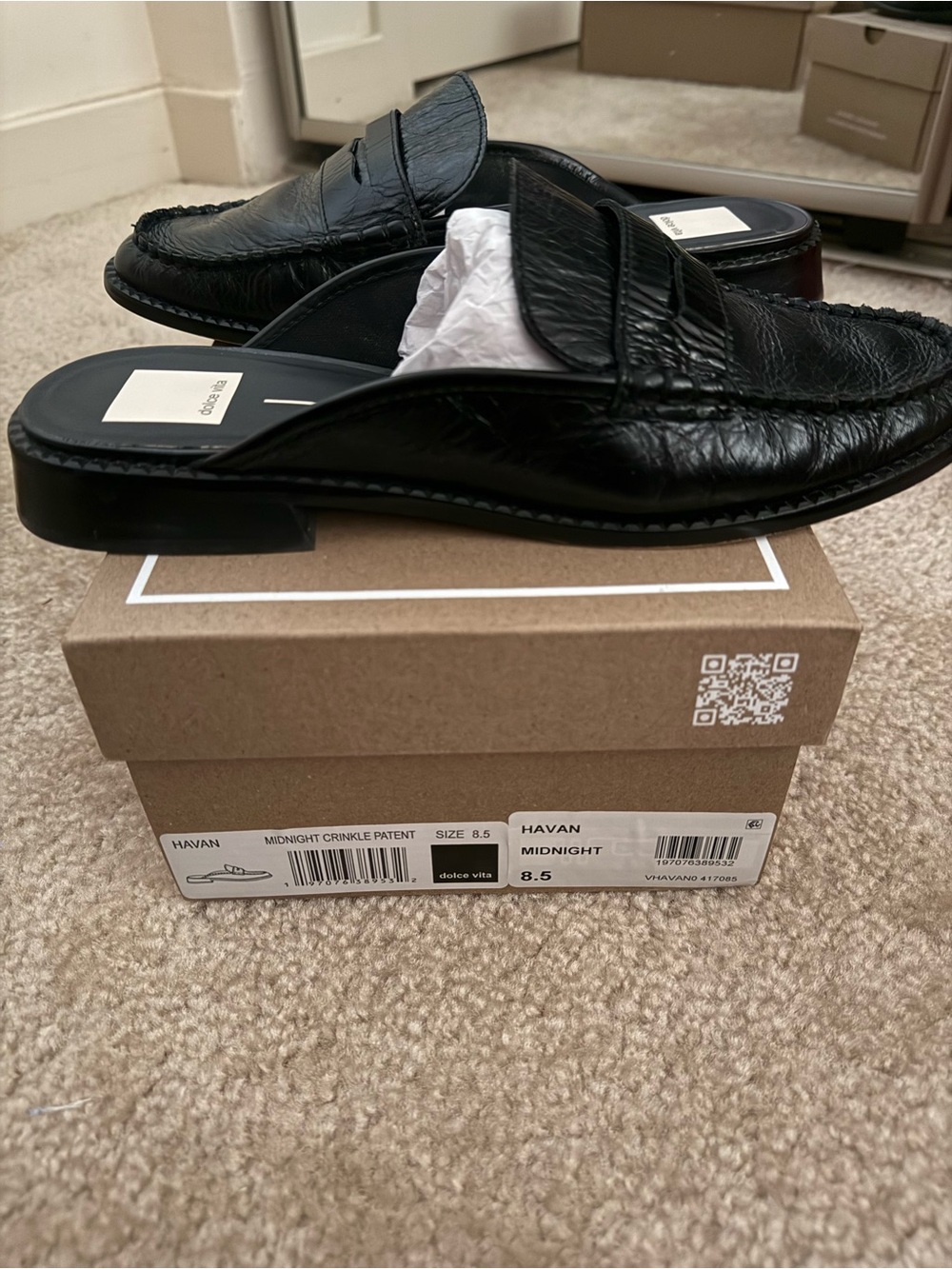 Women’s Slip-On Loafers - Black